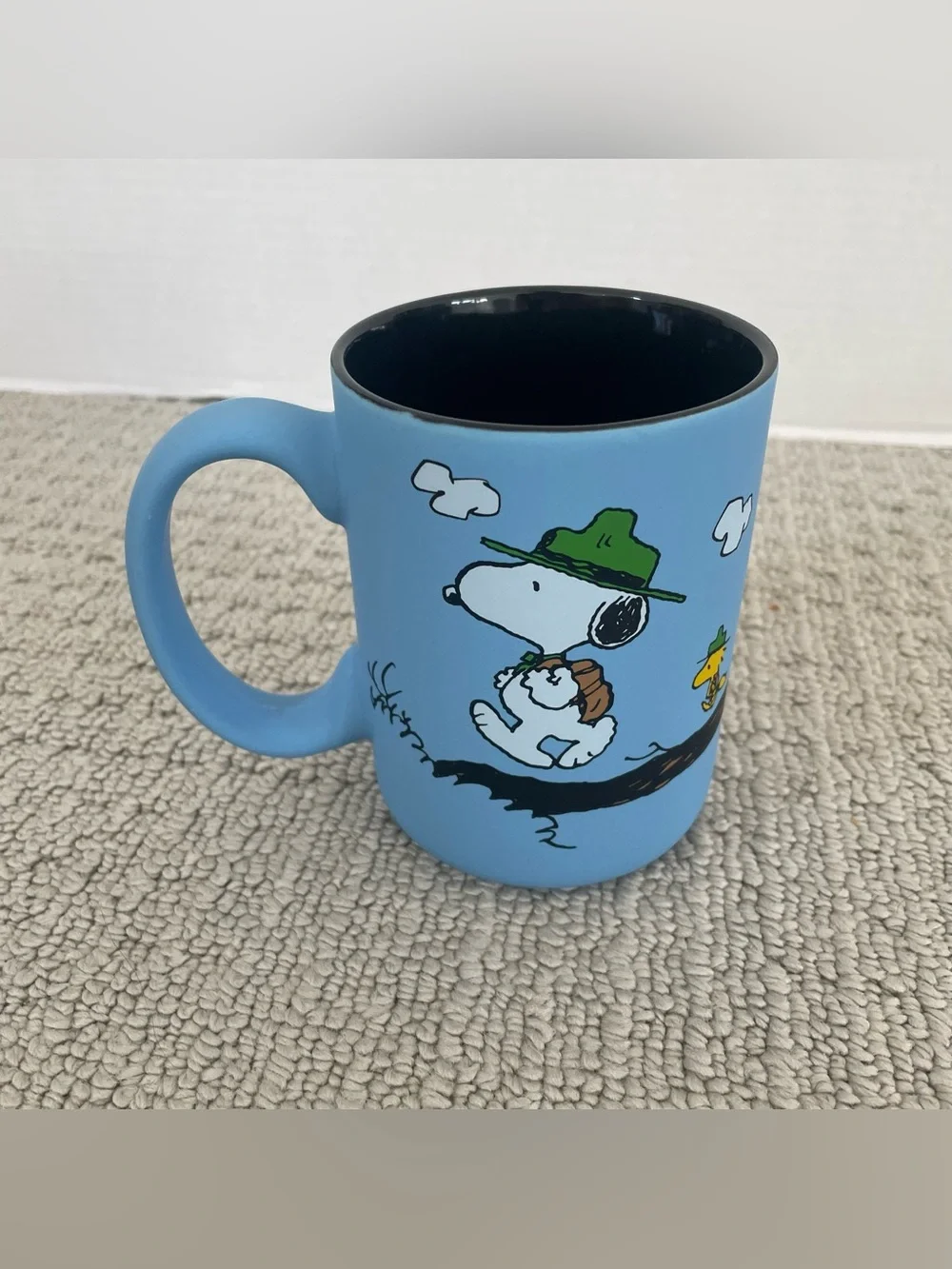 New snoopy blue mug